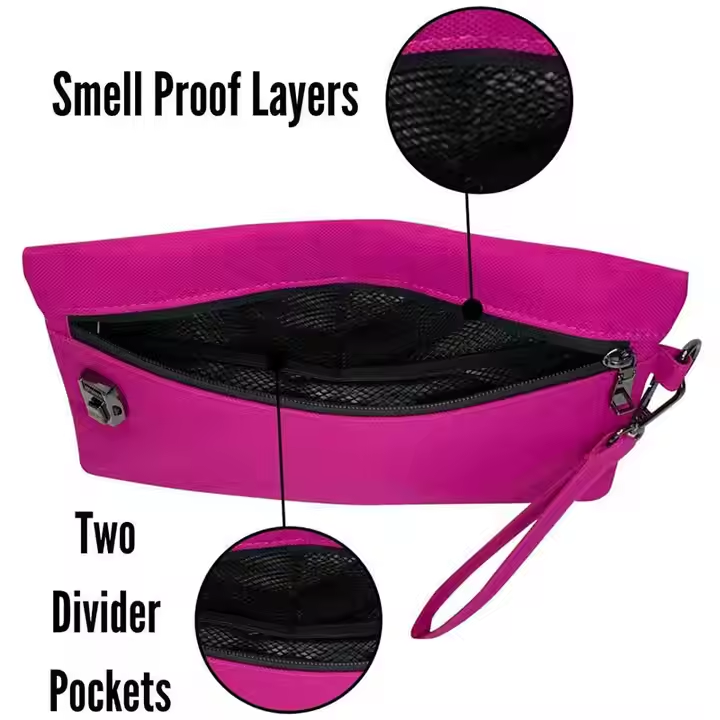 carbon fiber smell proof bag