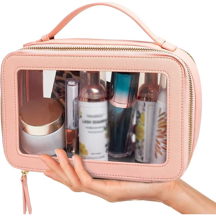 Wholesale Custom Cosmetic Bag clear Makeup Pouch Travel