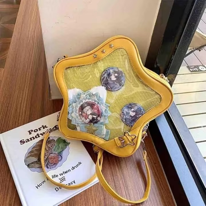 Custom Bag Manufacturer Star Shaped Design Kawaii Kids crossbody bag