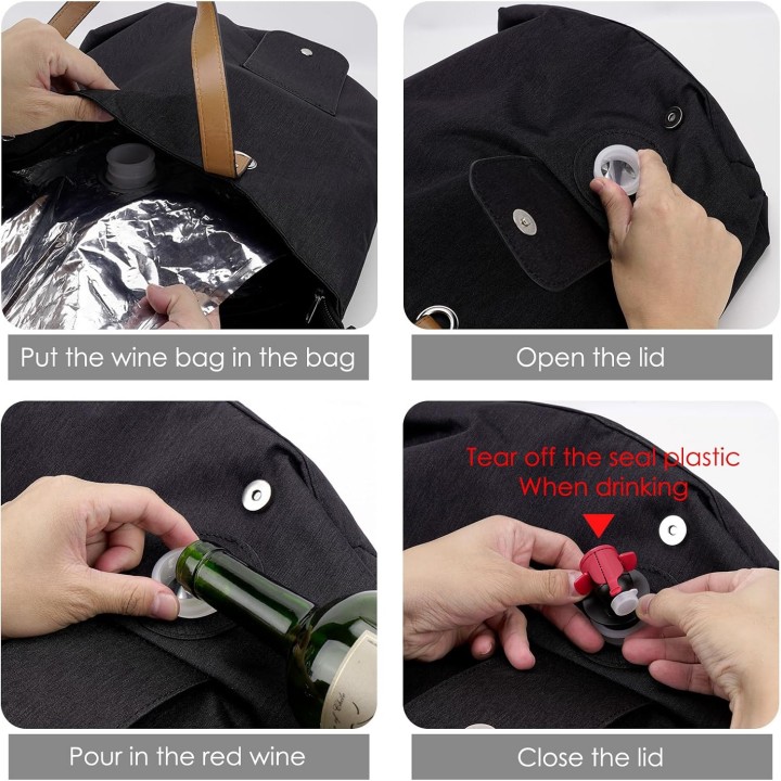 tote bag wine
