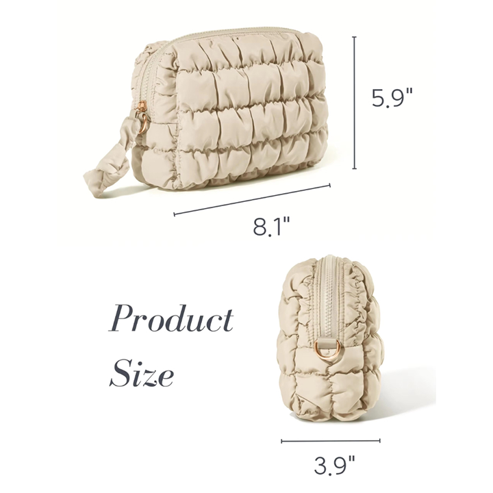 Bolsa de cosméticos de grande capacidade