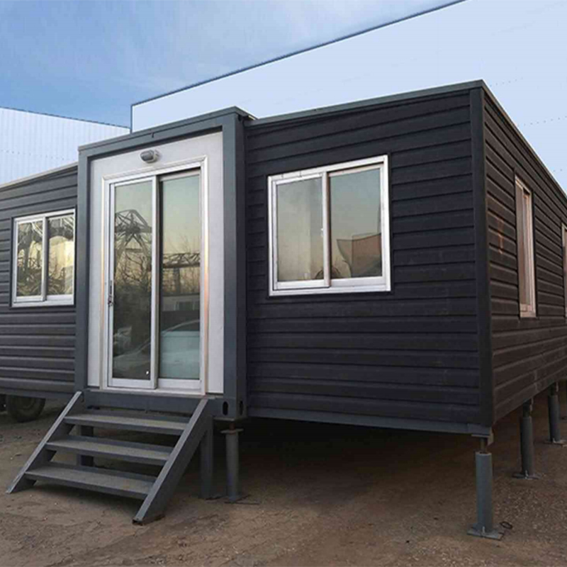 Maison conteneur extensible 3 en 1 pour une utilisation multifonctionnelle