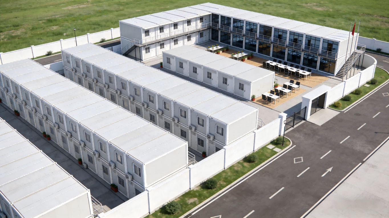 Espace modulaire : une solution intégrée pour bureaux, restauration et hébergement