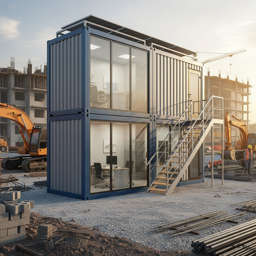 Portable Container House For Construction Site Offices