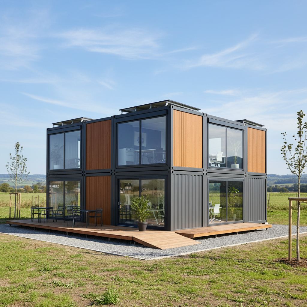Prefab Container House For Temporary Offices