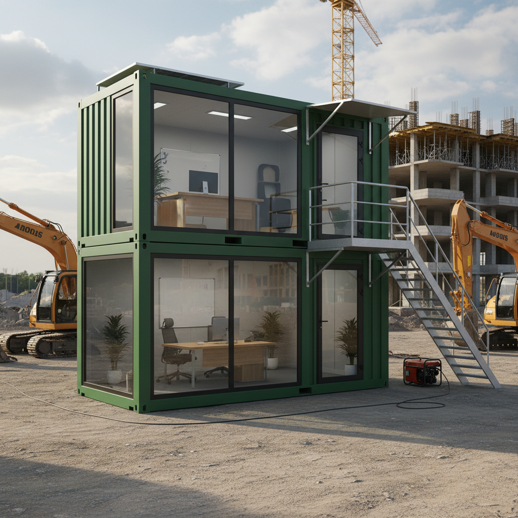 Portable Container House For Temporary Offices