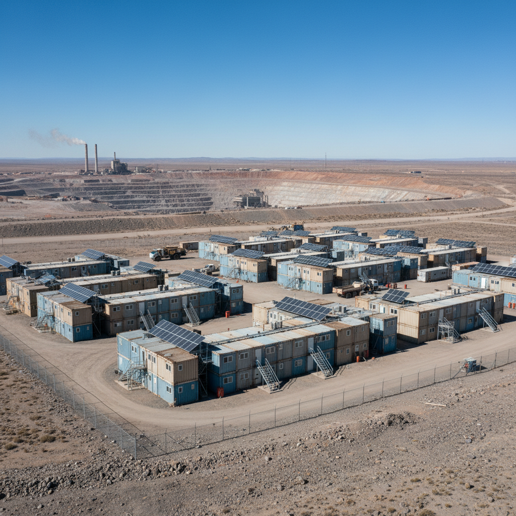 Prefabricated Container House For Mining Camps And Remote Industrial Workforce Housing