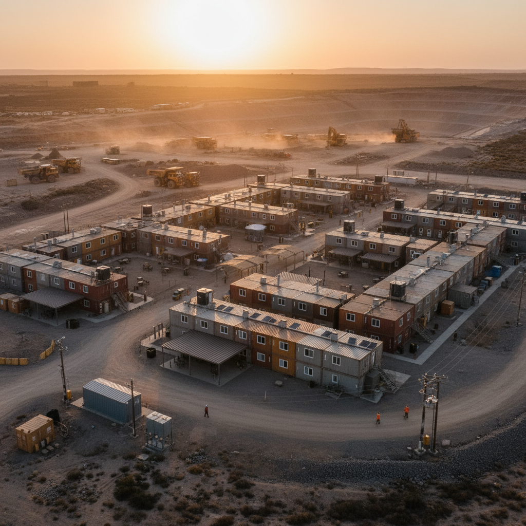Modular Container House For Mining Camps And Remote Industrial Workforce Housing