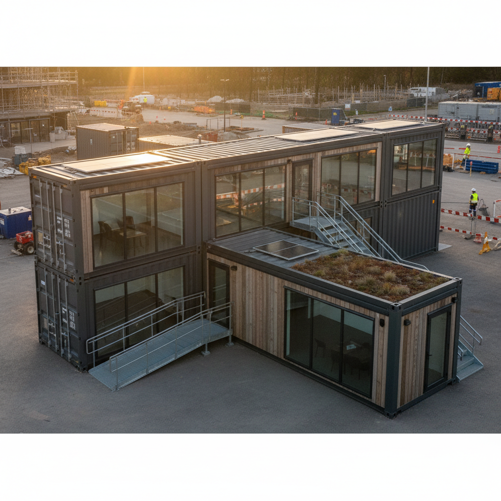 Modular Container House For Temporary Offices
