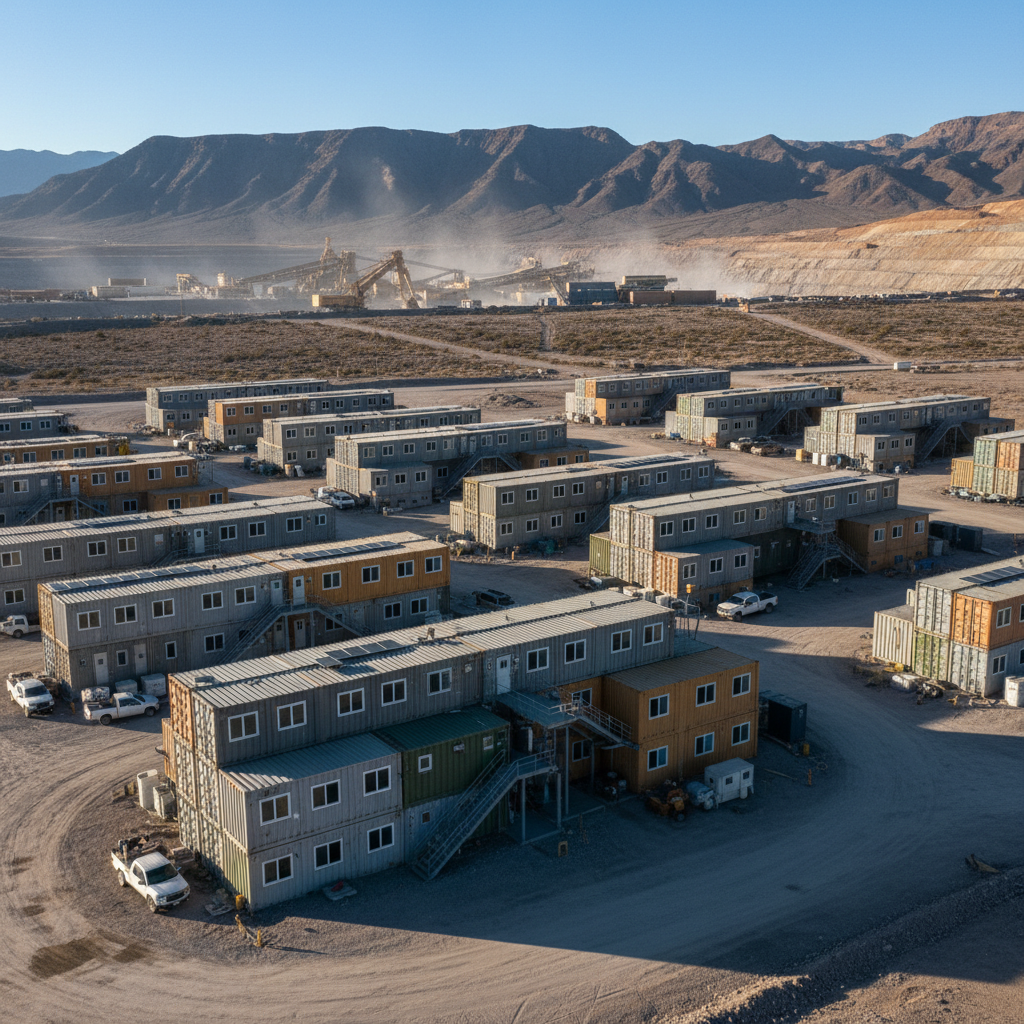 Worker House Container For Mining Camps And Remote Industrial Workforce Housing