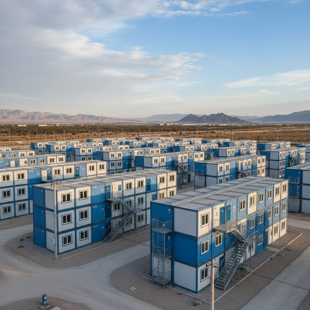 Detachable Container House For Worker Dormitories And Employee Accommodation Camps