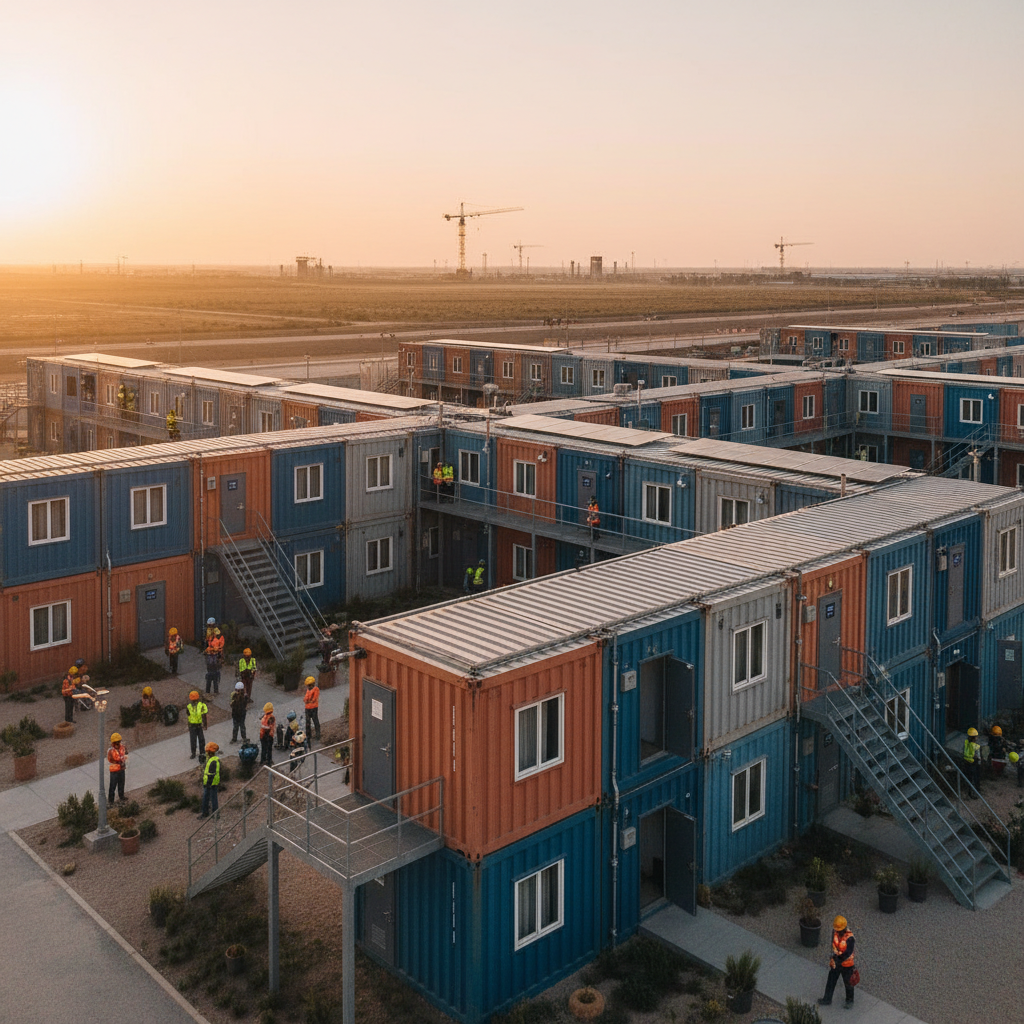 Container House Shelter For Worker Dormitories And Employee Accommodation Camps