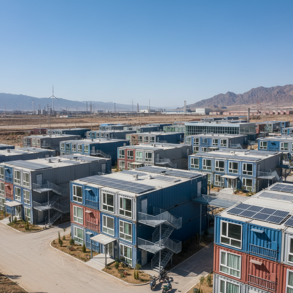 Container House For Employee For Worker Dormitories And Employee Accommodation Camps