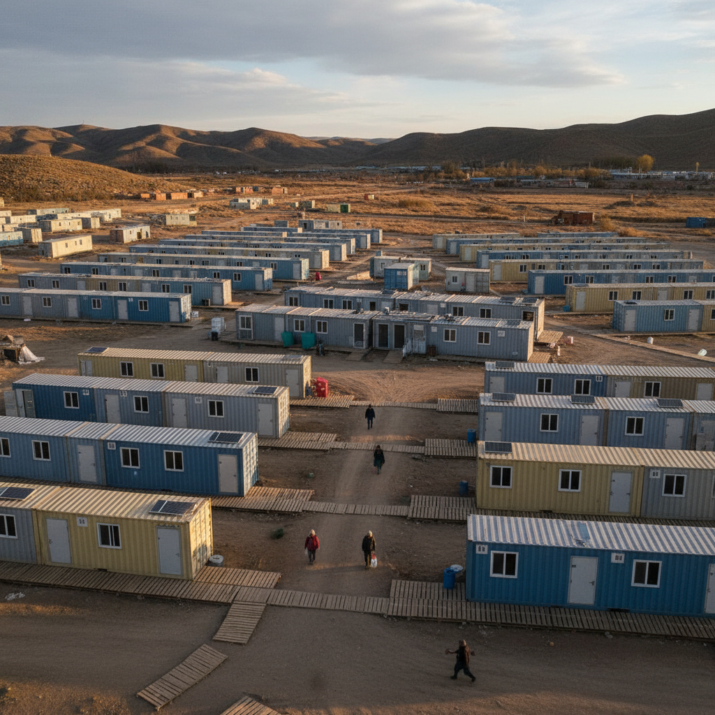 Worker House Container For Disaster Relief Housing And Emergency Resettlement Camps