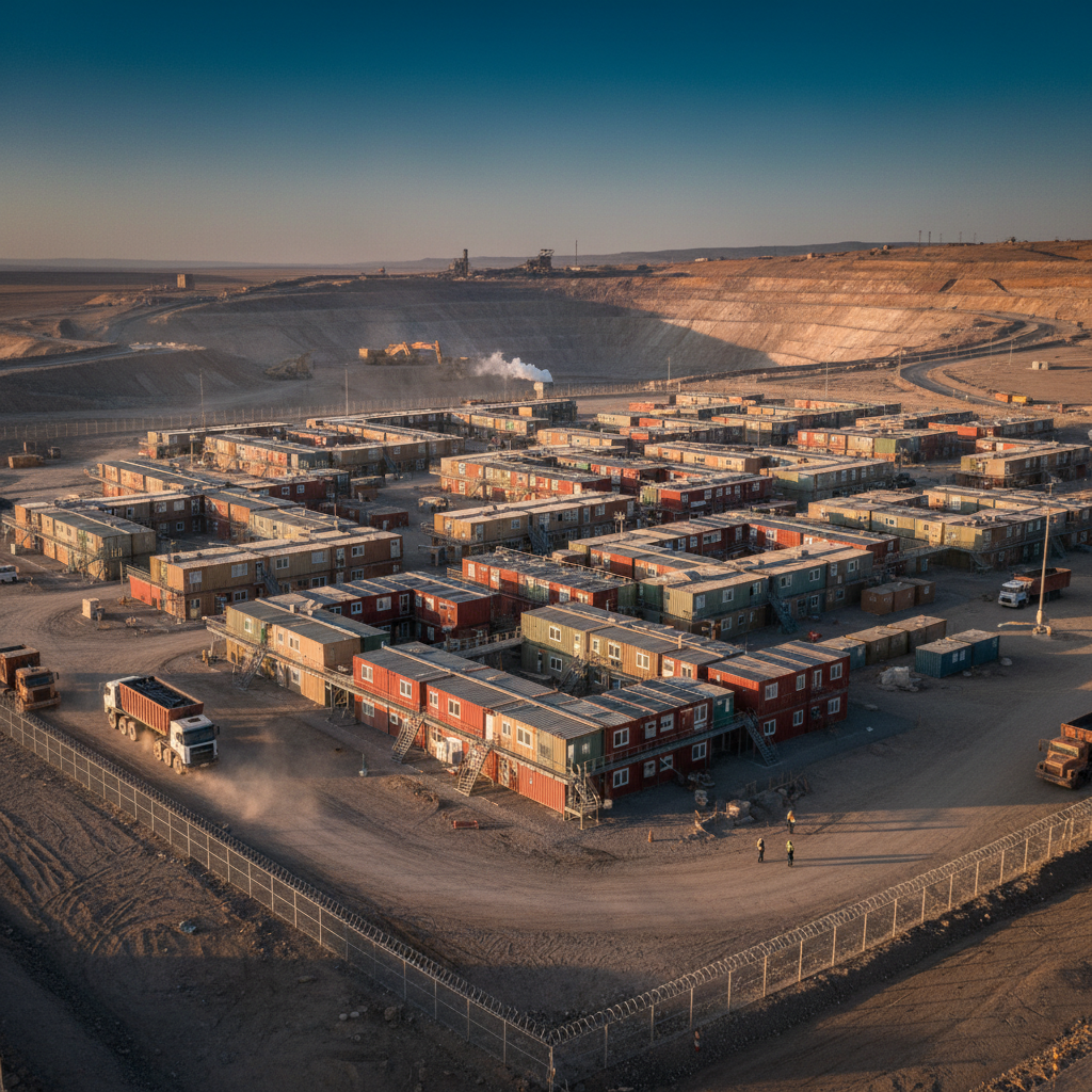 Prefab Container House For Mining Camps And Remote Industrial Workforce Housing