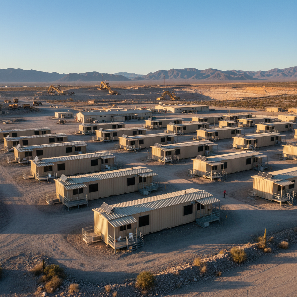 Prefab Worker House For Mining Camps And Remote Industrial Workforce Housing