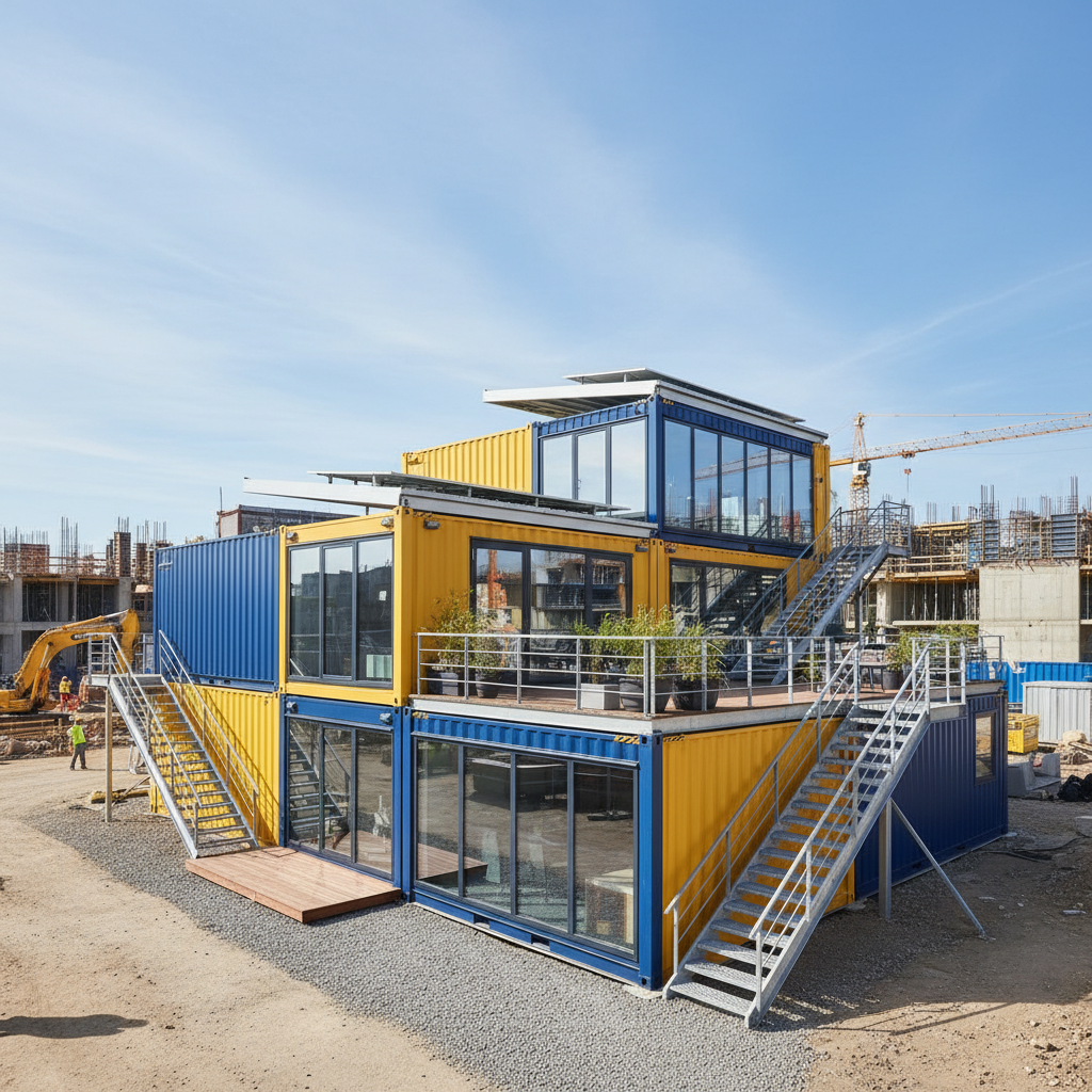 Modular Container House For Temporary Project Headquarters