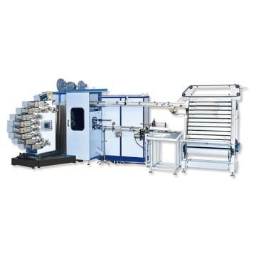 8 color curved offset press printing machine