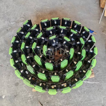 Mini Excavator Undercarriage Parts Tracking Links Assembly With Rubber Pads