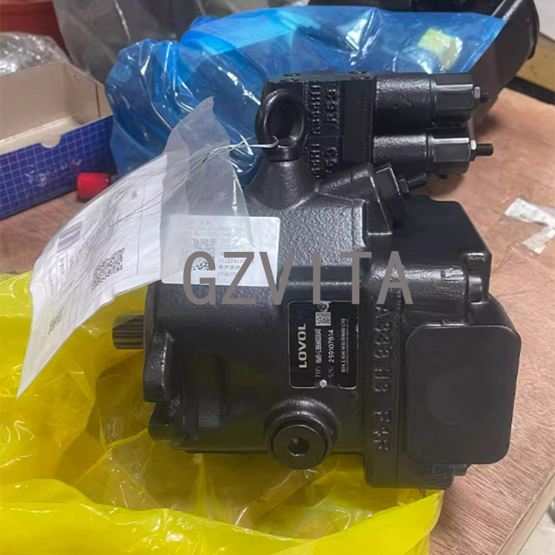 Hengli HP5V28 Main Pump / Lovol FR18E & FR20E Micro-Excavator Hydraulic Pump Plunger Pump Large Main Pump Assembly