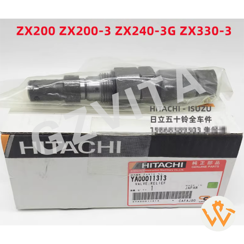 Excavator EX200-5 ZX330-5G Main Valve Relief Valve 4654857 4654858 4654860 4372038 ya00004936
