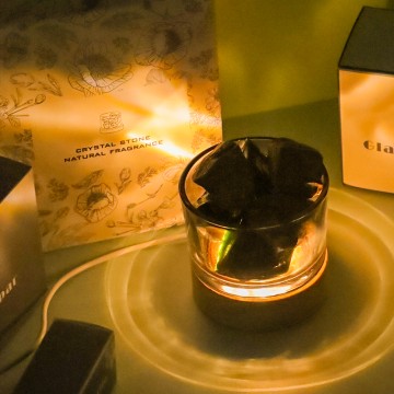 Ambientador decorativo de piedra de cristal de cuarzo perfumado