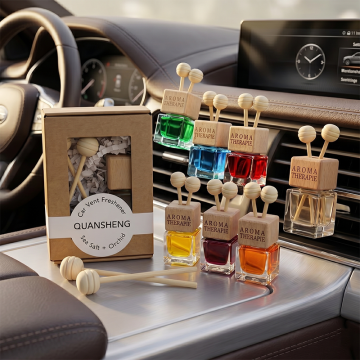 Glass Car Diffuser Bottle | Hanging Auto Air Freshener Perfume Bottle Custom Manufacturer