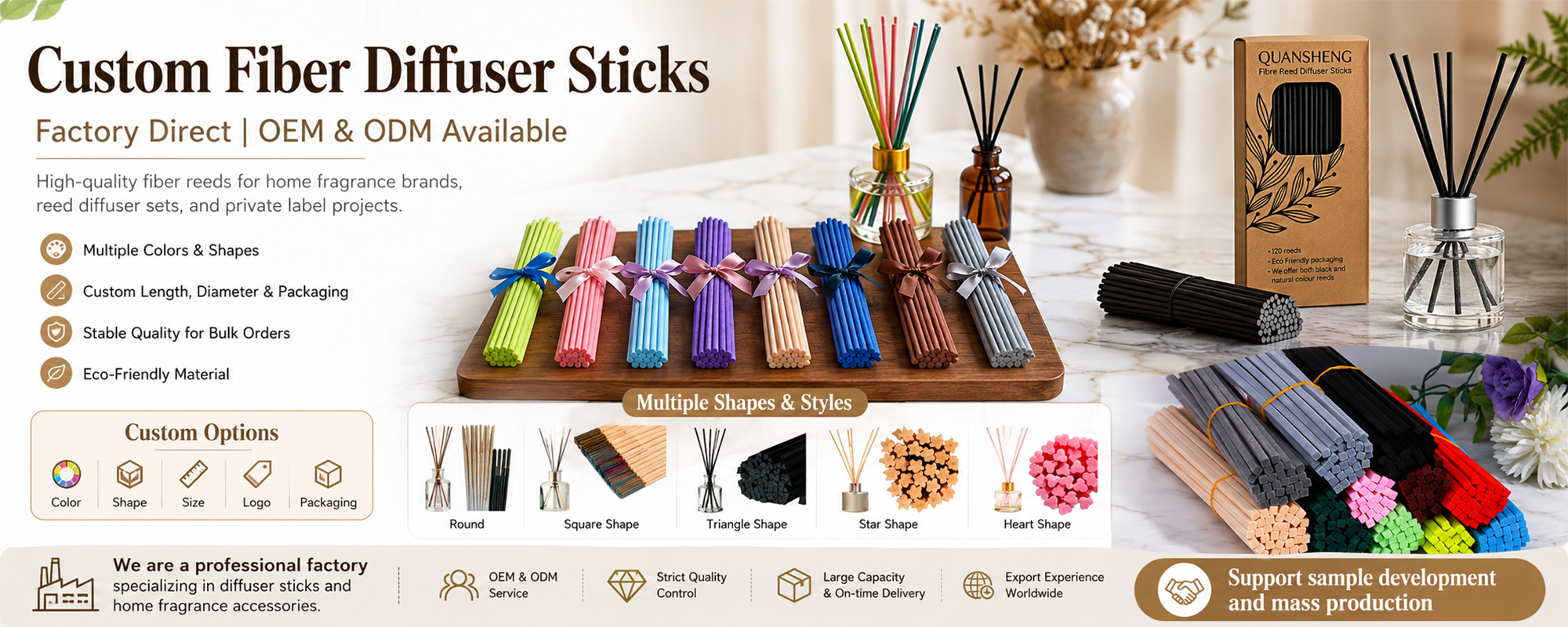 Rattan Reed Sticks vs. Fiber Diffuser Sticks: Differences and Benefits