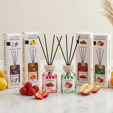 Custom Fruity Scent Essential Oil Reed Diffuser Set