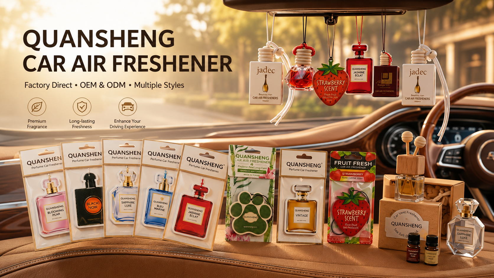 Why Car Air Freshener Cards Are an Ideal Choice for Car Fragrance