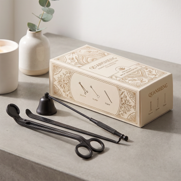 Luxury 4-Piece Candle Care Tool Set with Gift Box ...