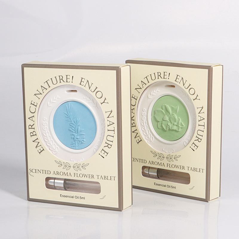 Ceramic tablets aroma diffuser scented plaster tab...