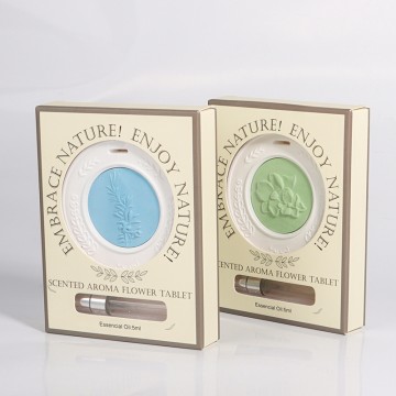 Seramik tablet aroma difüzör kokulu alçı tablet...