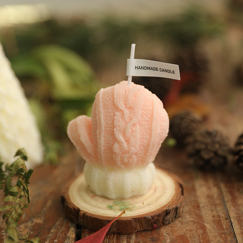 Christmas Scented Candle Ambience Mini Woolen Glov...