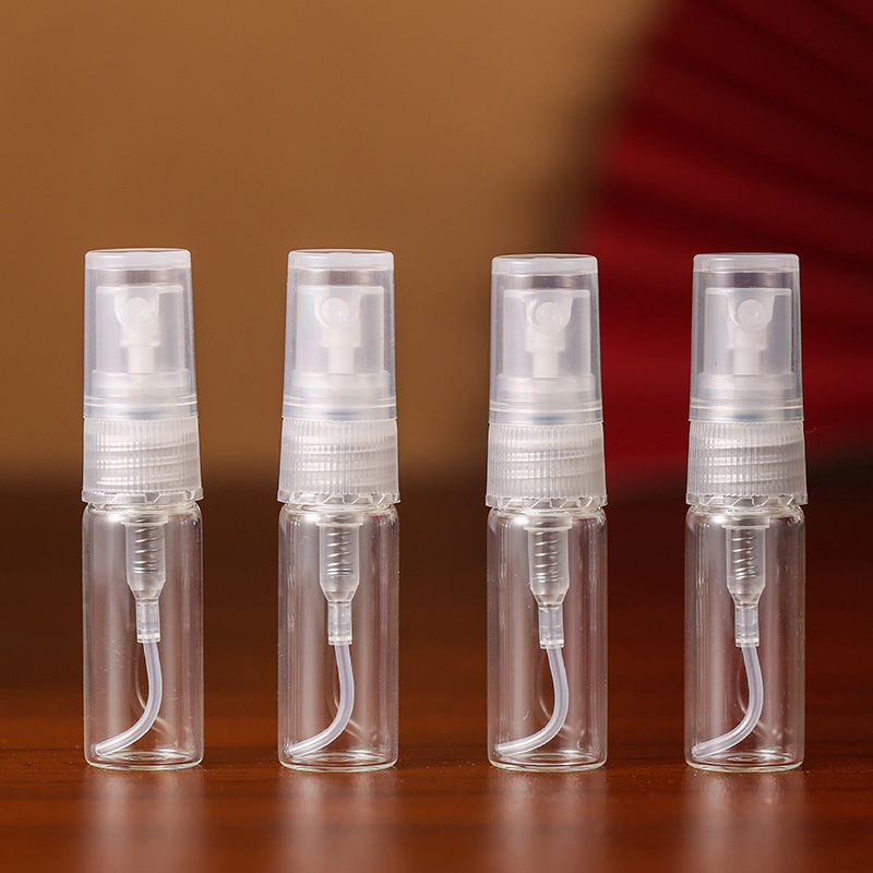 Perfume Bottle test Tube Sample Glass Bottle Press...