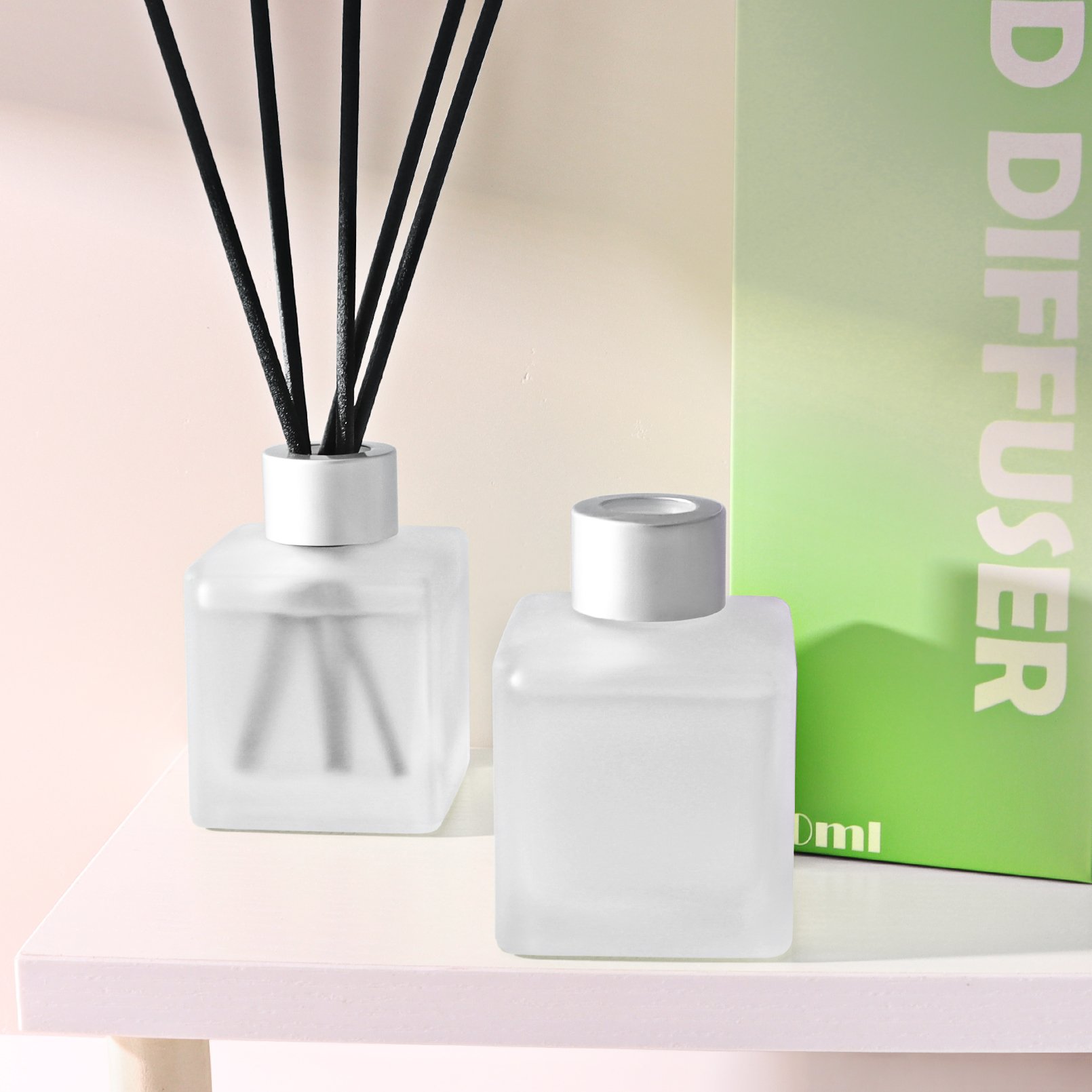 Reed Diffuser Set Gift Glass Bottle Reed Stick Hom...