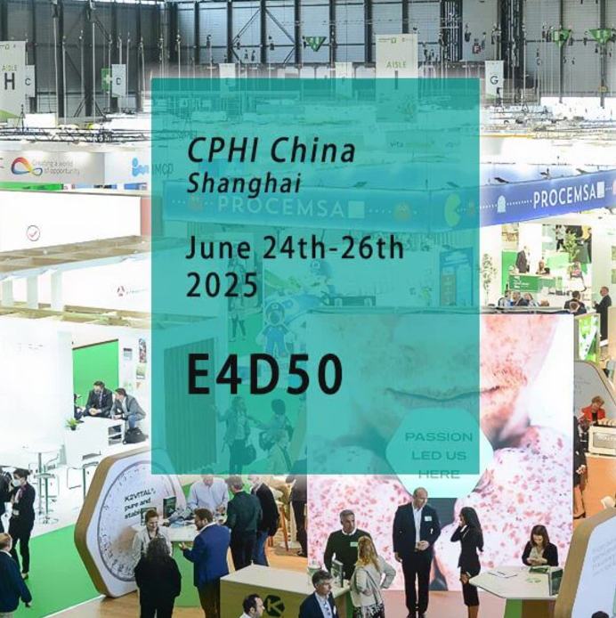 Nos vemos na Vitafoods, CPHI e SupplySide em 2025!