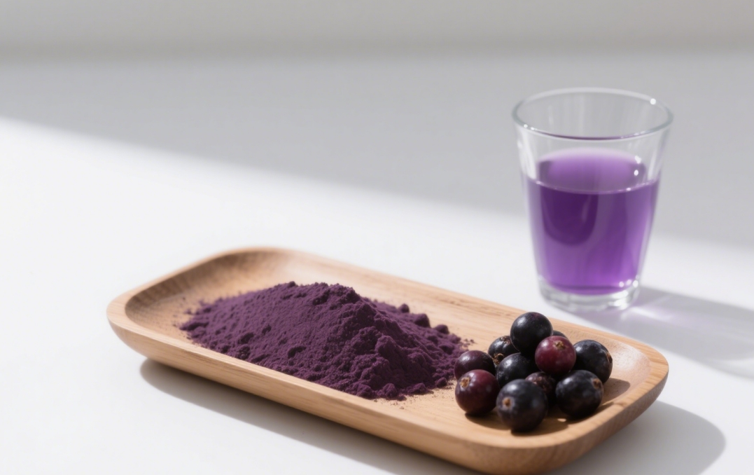 Органик Акай жимсний жимсний Эутерпе Олерацеагийн хандны нунтаг 2