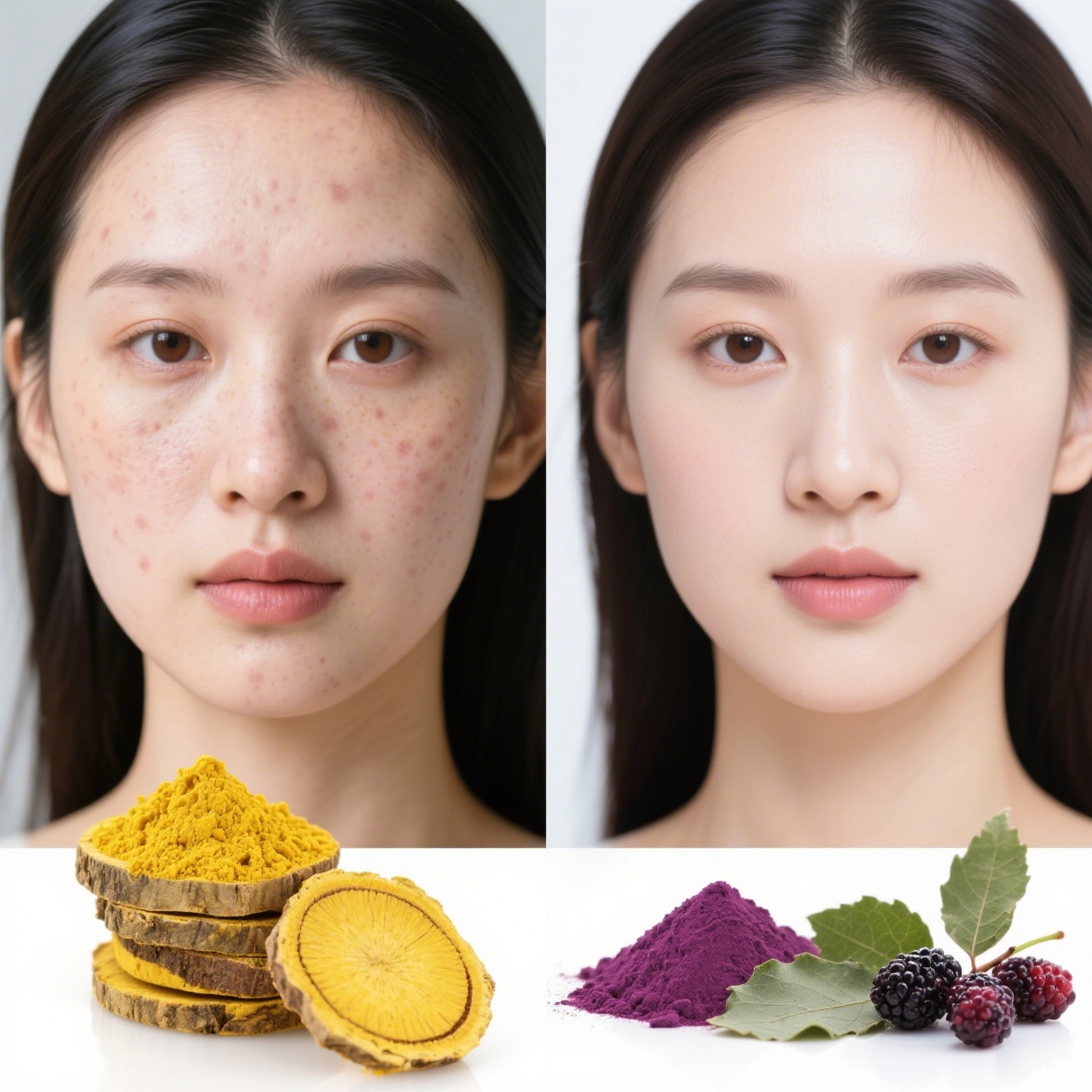 Berberina ou amoreira: qual é a melhor opção para acne?