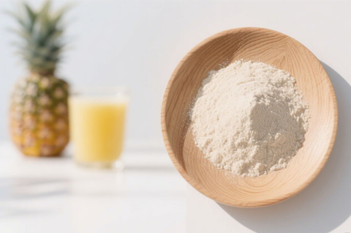 Extrait enzymatique de bromélaïne pure en poudre 2