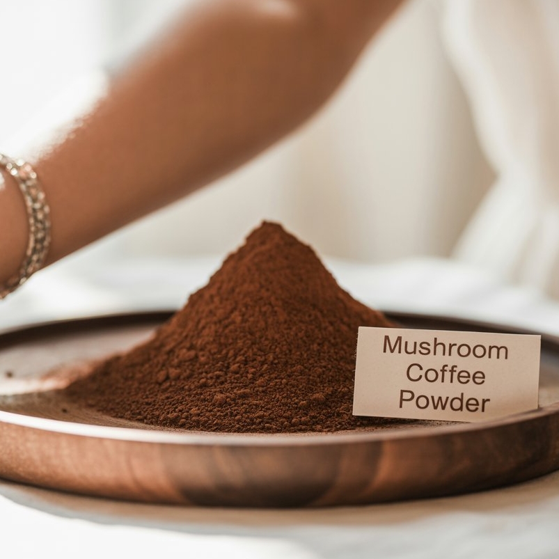 Para que serve o pó de café de cogumelo?