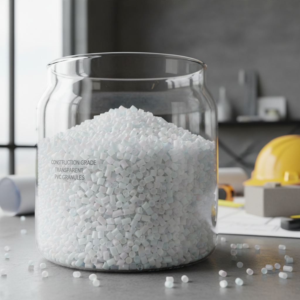 Transparent PVC Granules For Construction Industry
