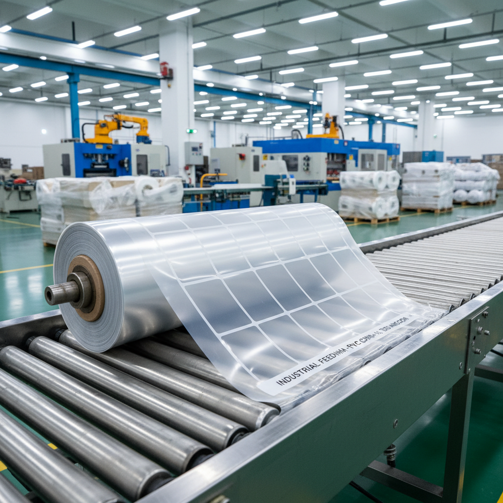 PVC Feeding Bag Film For Industrial Manufacturing
