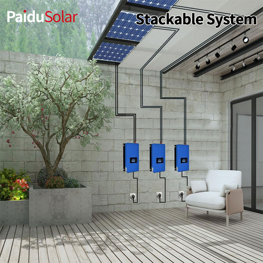 PaiduSolar 2000W Grid Tie Inverter Power Limiter LCD Display DC50-90V Solar_78qb