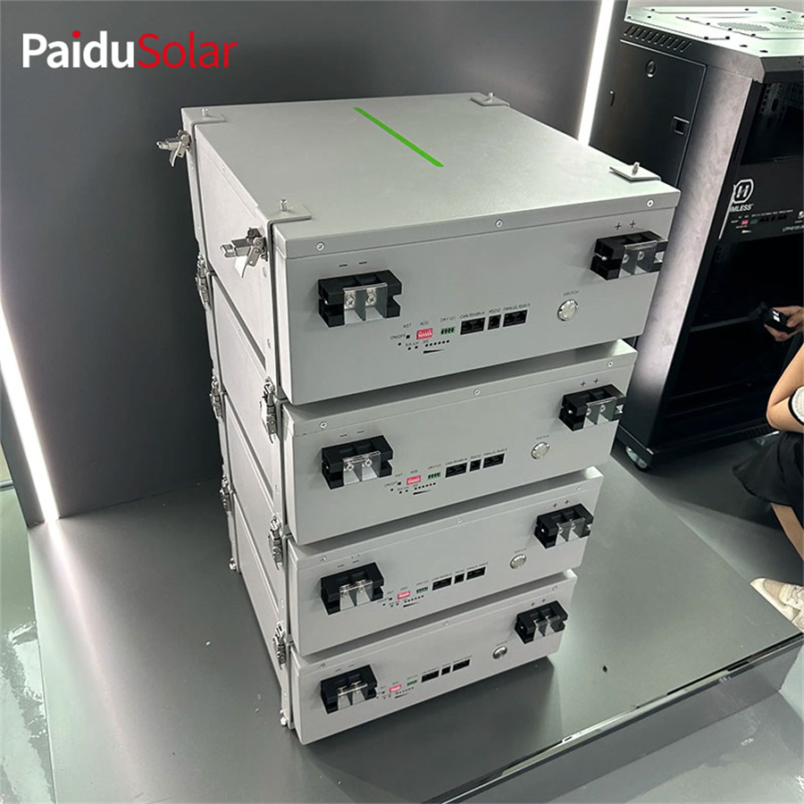 PaiduSolar 48V 100Ah 200ah 300ah 400ah Rack Mounte06q9y