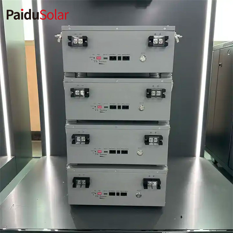 PaiduSolar 48V 100Ah 200ah 300ah 400ah Rack Mounte073pa
