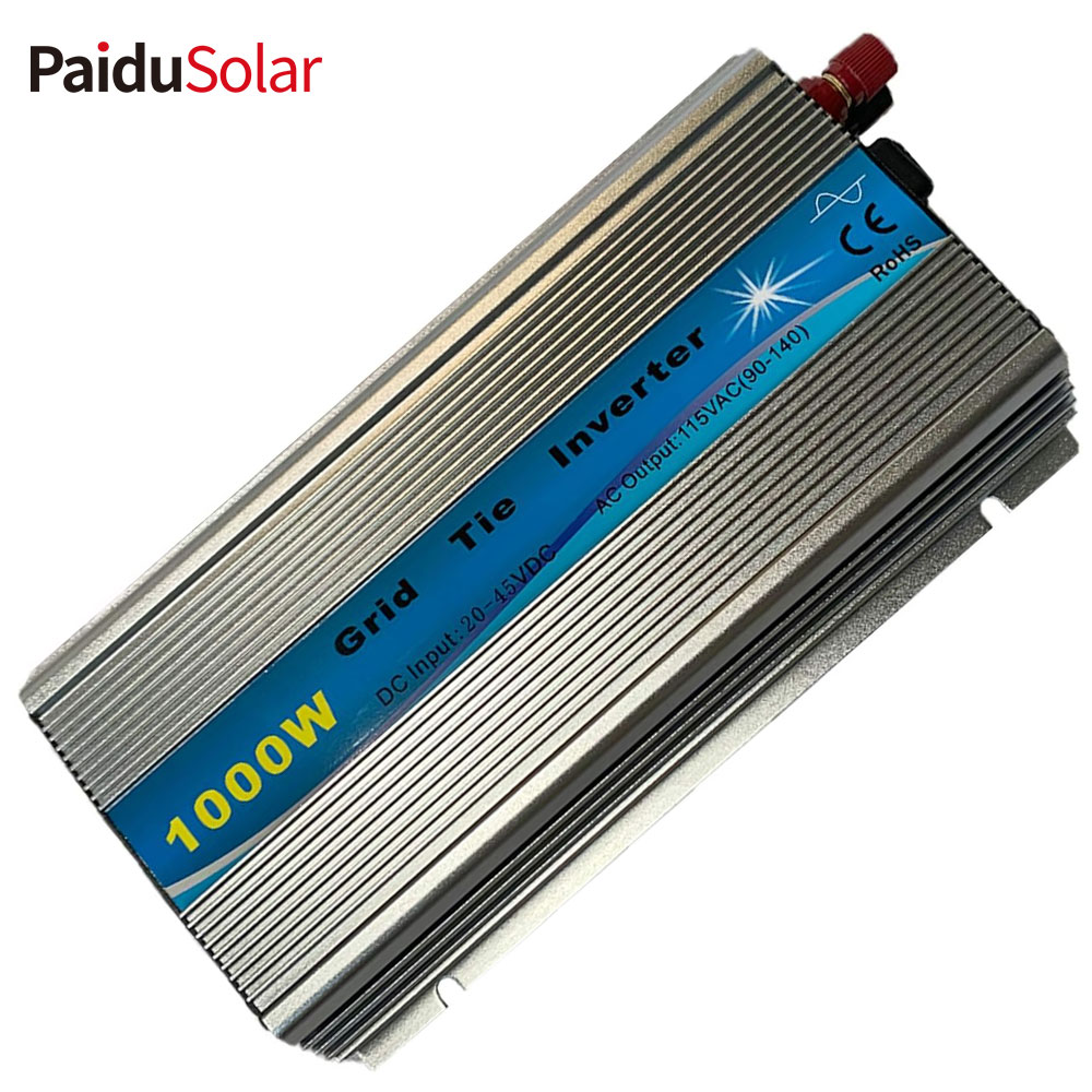 PaiduSolar 1000W Grid Tie Inverter Stackable Pure Sine Wave Solar Power For 24V 30V 36V Solar Panel
