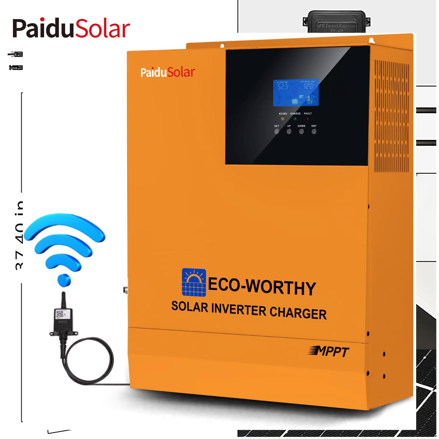 PaiduSolar All-in-one Solar Hybrid Charger Inverter Built In Power Inverter And Solar Controller