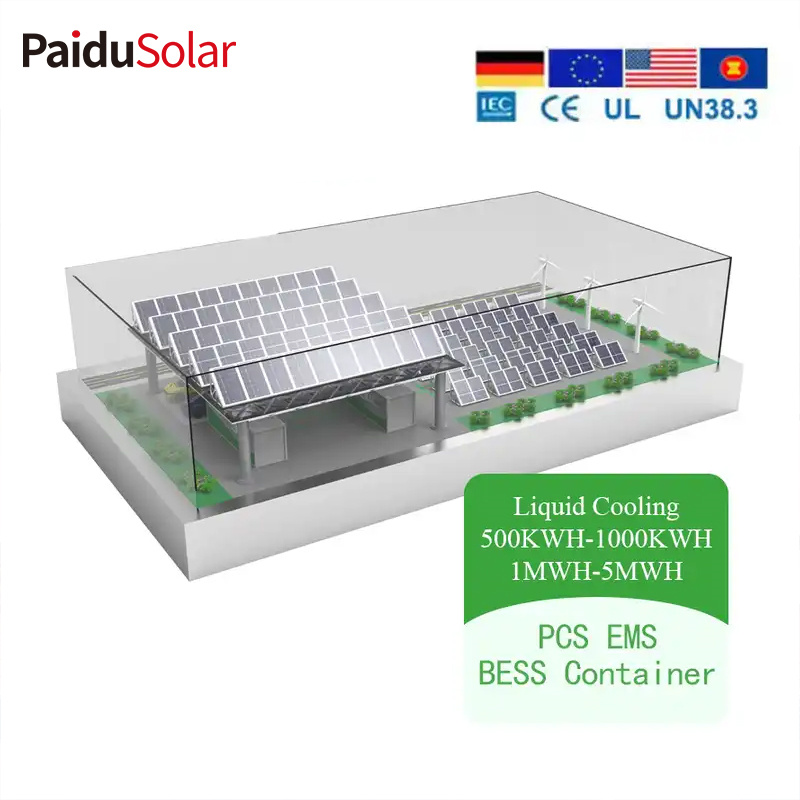 PaiduSolar Industrial & Commercial Energy Storage 5kwh 10kwh 15kwh 20kwh Energy Storage Container