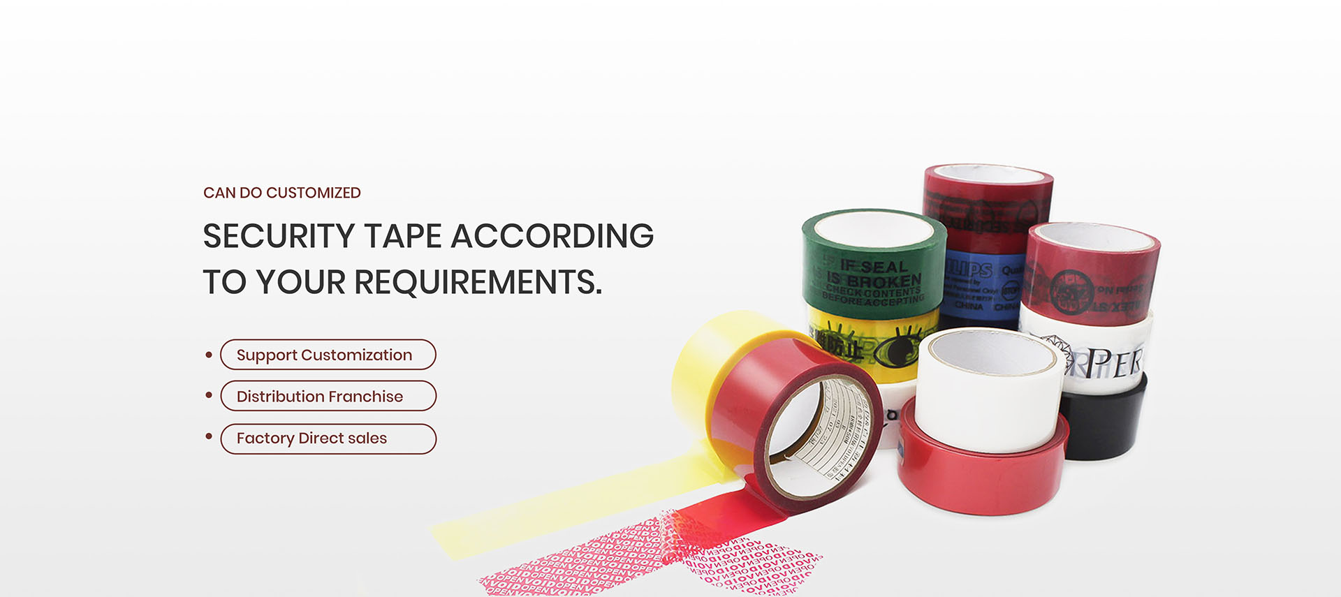 SECURITY TAPE ACCORDING SICHERHEITSBAND GEMÄSS